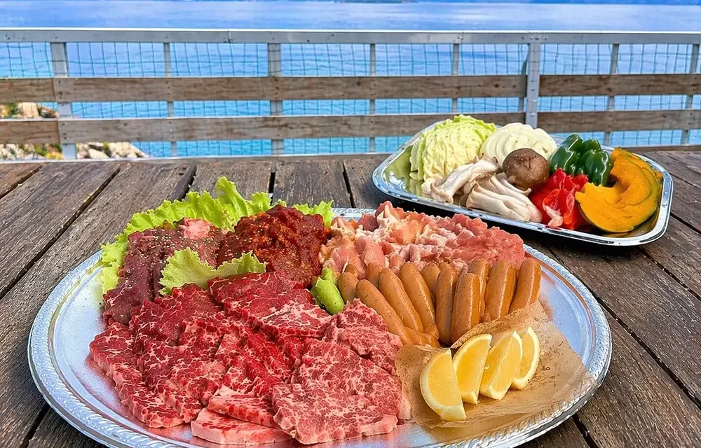 サイト代＋1人3,500円で、食材付き手ぶらプラン